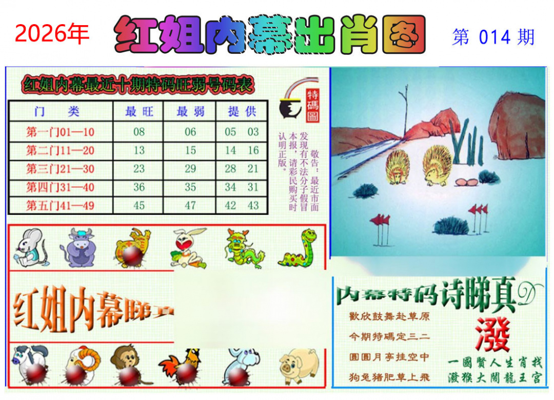 014期红姐内幕出肖[图]